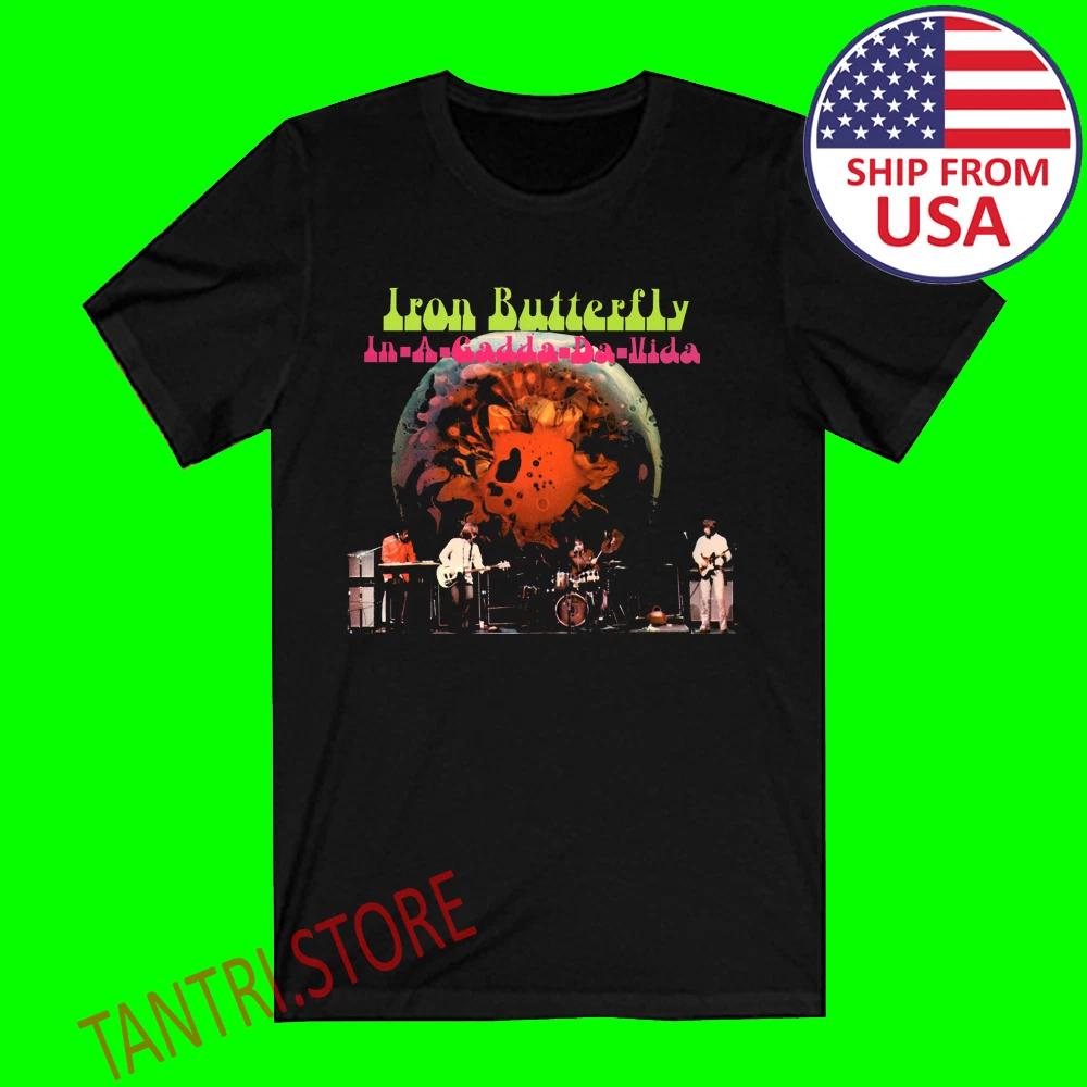 Iron Butterfly In A Gadda Da Vida A Men's Black Size S to 3XL