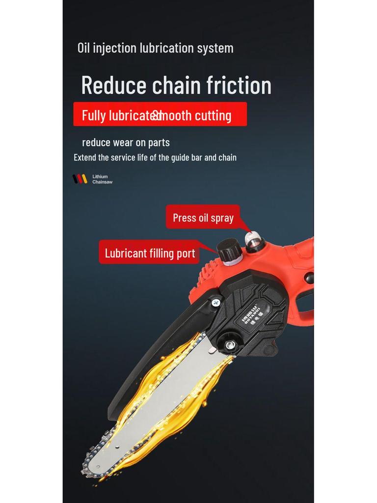 High-Power Lithium Electric Saw for Easy Pruning - Multi-Functional Tree Saw for Middle-Aged and Elderly Users