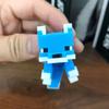 3D-печатная фигурка в форме синей лисы Коллекция фигурок питомцев Игрушки Фигурки персонажей Украшение Украшения Декор Подарок для детей