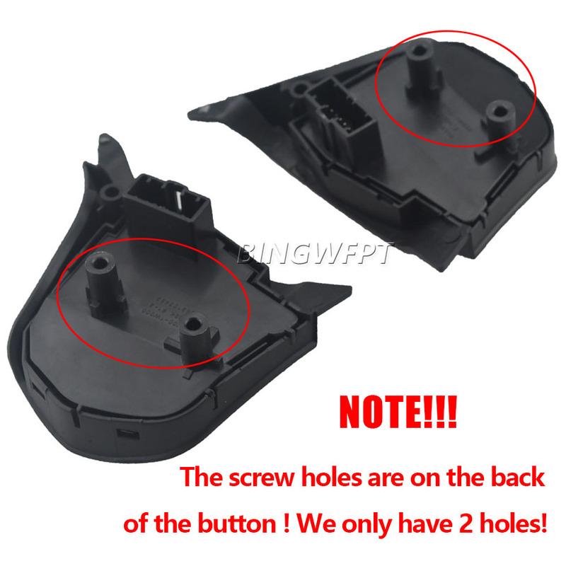 Car Switch for Kia Rio 2012-2016 Volume Mude Song Key Cruise Steering Wheel Control Button Switch No heating