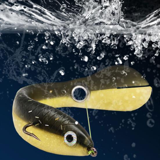 1/5 шт 10 см/6 г мягкая приманка вьюн силиконовая бионическая вьюн с отверстием искусственная рыболовная приманка для соленой воды пресноводная