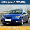 Для Mazda 2 3 6 2003-2008 ABS Накладка на боковое зеркало заднего вида Колпачок крыла Внешняя накладка на корпус двери Запасные части ABS Углепластик