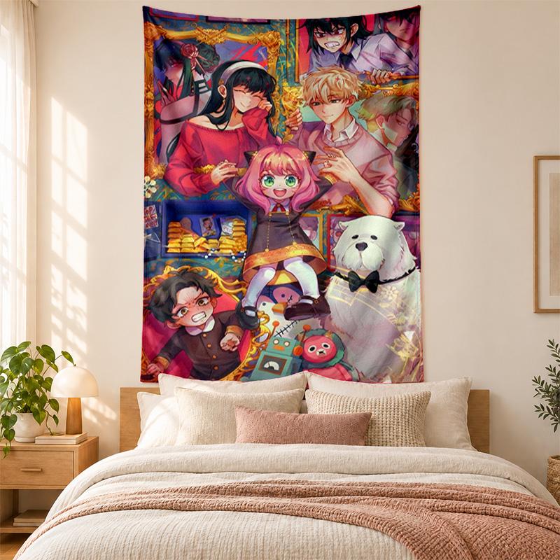 Spy x Family Tapestry highquality for decorating living room bedroom dorm walls ideal as bedroom wallart orholiday gift