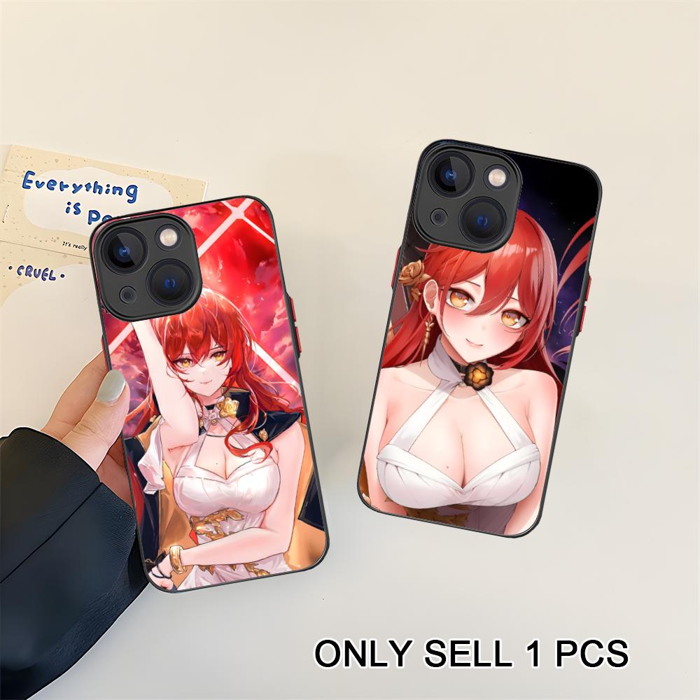 HSR Himeko Silicone Mobile Phone Case for iPhone 17 16 15 14 13 12 11 X XR XS Air Pro Max Plus Mini Colorful Cover