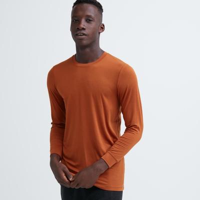 Japan HeaTTech Crewneck T Рукав 9 четвертей