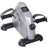 Mini Exercise Bike Portable Pedal Exerciser Under Desk Bike With LCD Display For Legs And Arms Training Silver Tone