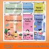 Comprehensive Preschool to Primary Transition: Characters, Math, Pinyin, Storytelling, Reading, and School Readiness Textbooks for Kids