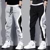 Men's Sports Pants Spring Autumn Male Loose Fitting Leggings Patchwork Running Training Casual Pants Fashion Outfit Trousers