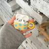 Модный простой чехол для наушников с крупными розовыми и синими точками в горошек, глянцевый, с кольцом-крышкой, для AirPods 1 2 3 4 Pro 2 Pro 3