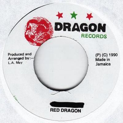 7-дюймовая пластинка RED DRAGON - Love Unuh none Dragon/Sweet Lo 1988 Ямайка Регги, Ска и Даб