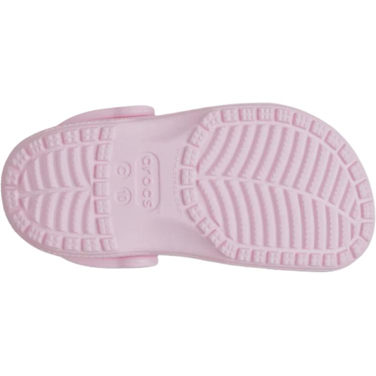 Crocs Classic Clog Comfortable Versatile Slip-Resistant Durable Low-Top Toddler Shoes Baby Clogs Pink 206990-6ZW