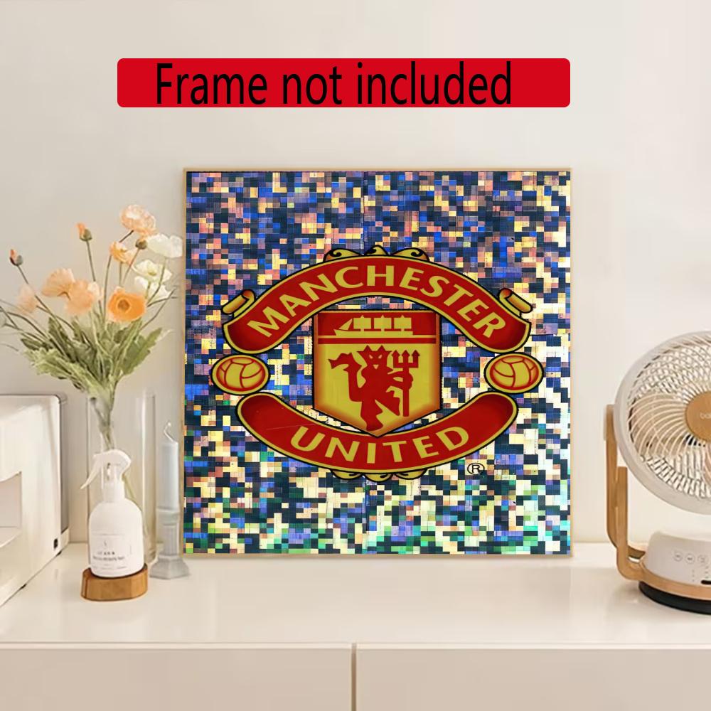 Manchester 5D Round Diamond Painting Kit Diamond Embroidery Painting Rhinestones Mosaic Frameless Handwork Decoration Arts