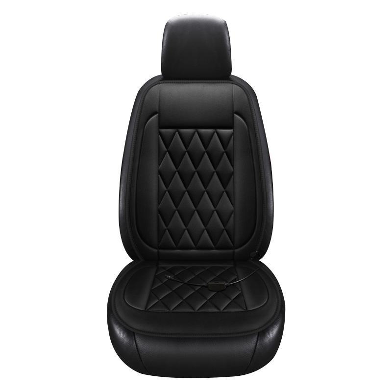 Winter Car Seat Heating Pad: Thick and Adjustable Back Support for a Warm Interior