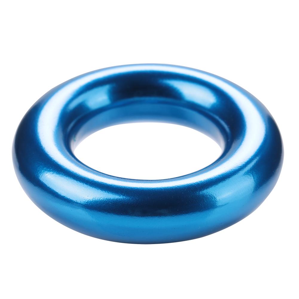 Круглое алюминиевое кольцо для спуска Climb Perfect Tension из алюминиевого сплава O-образное кольцо(синий)