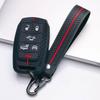 Силиконовый чехол для брелока с кольцом для Dodge Durango Challenger Charger Chrysler 300 для Jeep Grand Cherokee Grand Wagoneer Защитный чехол Подходит для 6