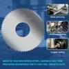 60 мм лезвие для продольной и прорезной пилы W6542 стальной дисковый отрезной диск HSS для станка с ЧПУ для резки металла, стали, ПВХ, режущий инструмент