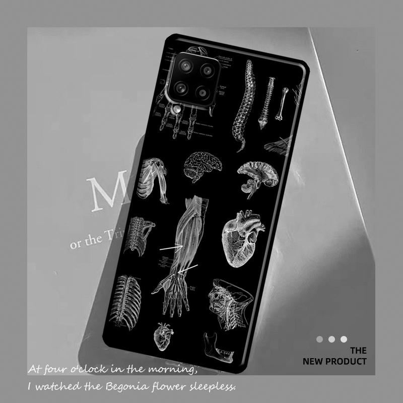 Медицинский чехол для мозга человеческих органов для Samsung Galaxy A54 A34 A53 A13 A32 A52 A14 A51 A71 A23 A33 A73 A12 A22 A21S Coque