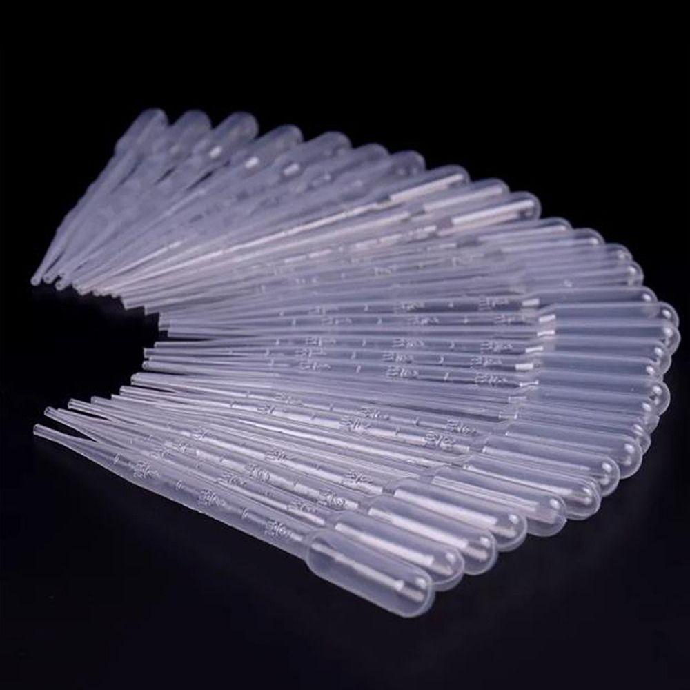 100Pcs Plastic Liquid Dropper 3ml Dropping Pipettes Disposable Eye Dropper Set Essential Oils