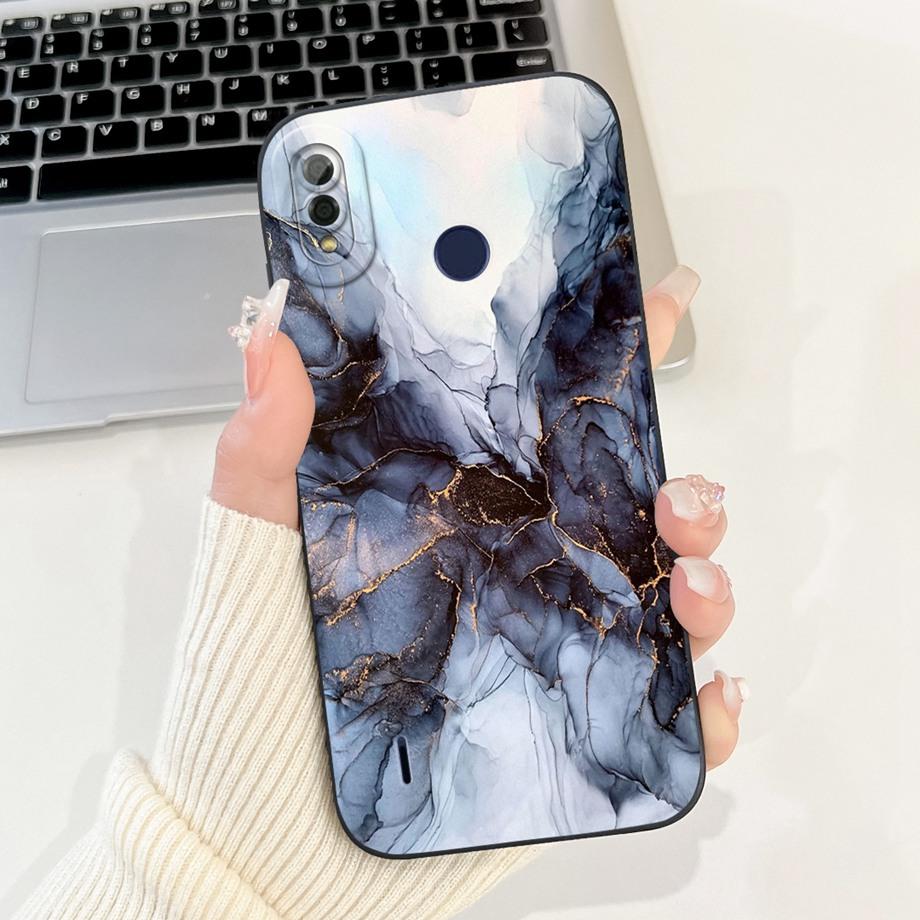 Moon Night Gothic Style Phone Case For Itel P33 Plus P33+ Back Cover Soft Silicone Bumper Coque ITELP33 P 33 Capa