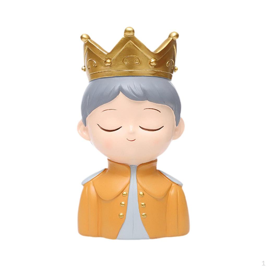 Decorative Flower Pot Fairy Garden Ornament Dried Vase Flowerpot Home Decor Collectible