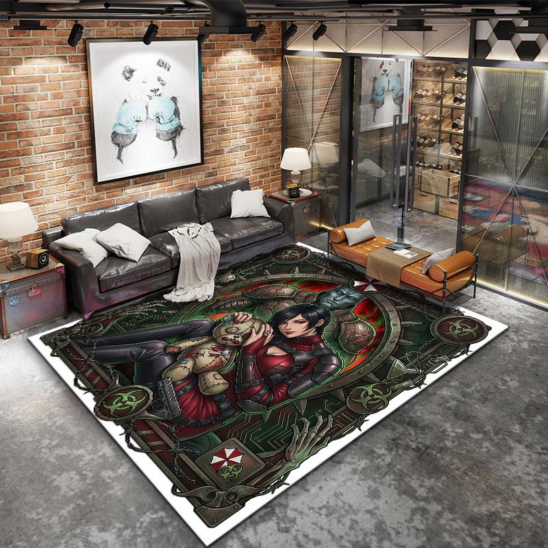 Resident Evil Carpet Rug For Living Room Bedroom Home Sofa Decoration Kids Play Nonslip Floor Mat