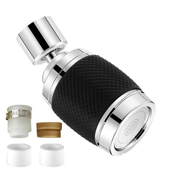 Удлинитель для смесителя с поворотом на 360 градусов и регулируемыми режимами потока воды. Брызгозащищенный кухонный смеситель.