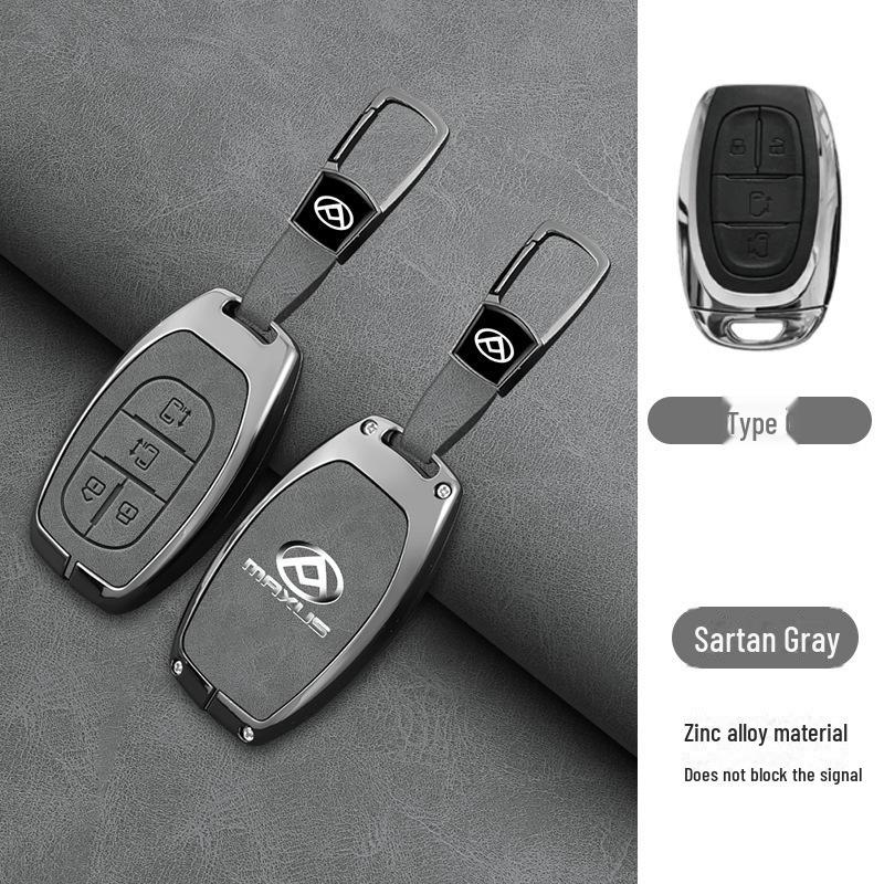 Чехол для женского ключа SAIC Maxus D90 для автомобиля Maxus G50 2019, высококачественный металлический корпус с пряжкой.