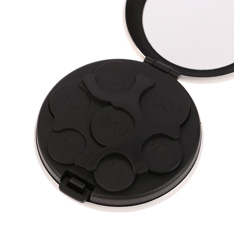 1 шт. кошелек для сбора монет, кошелек-органайзер, держатель для автомобиля, держатель для монет, мини-японский диспенсер для монет, пластиковая коробка для хранения