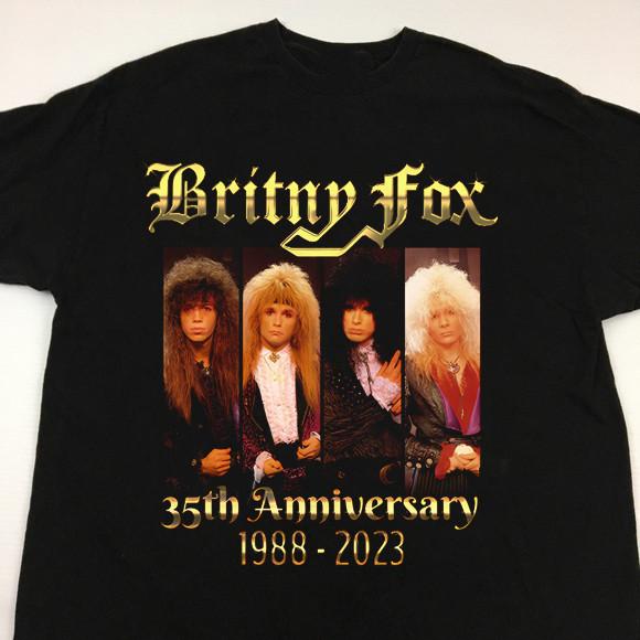 New T Shirt All Size Britny Fox Band Classic Short Sleeve NZ276 FREE SHIPPING
