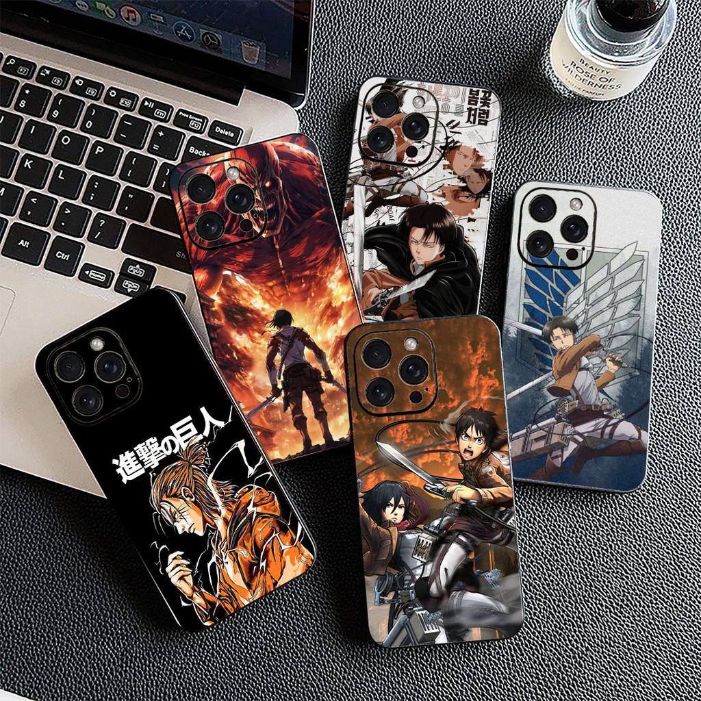 Чехол для телефона Eren Jaeger из Атаки Титанов Леви для OPPO A80 A18 A16 A40 A17 A15 A38 A78 A79 A54 A57 A12 A60 4G 5G Защитная крышка