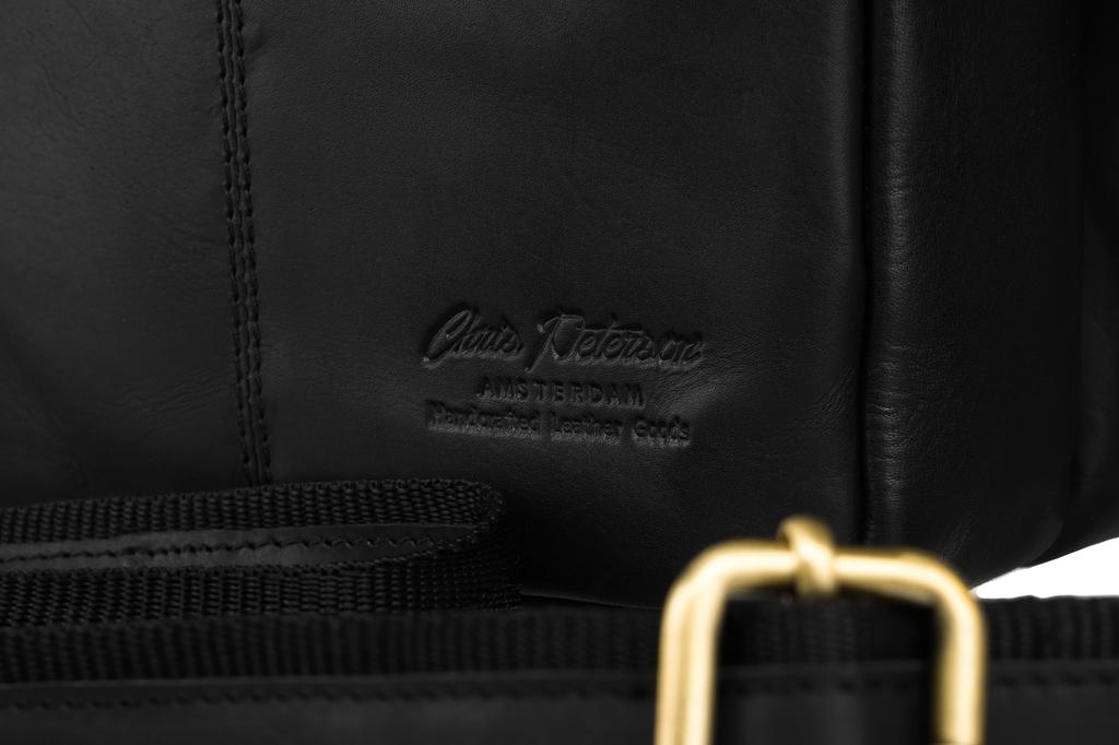 PTN 710E-OPU-6736 Black Leather Bag