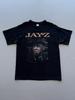 Black Jay-Z American Gangster 2008 Vintage Tour Graphic T-Shirt - Large