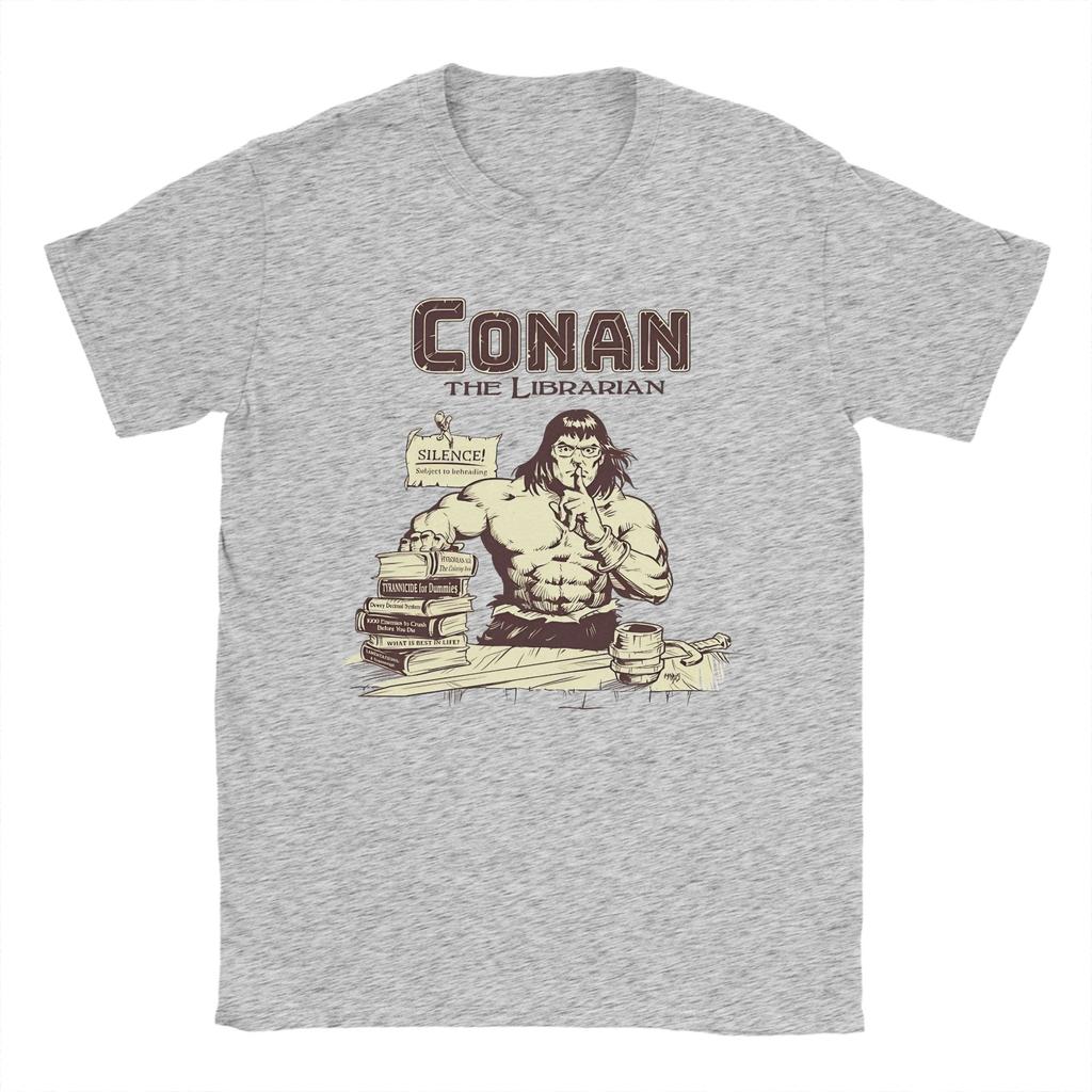 Conan The Barbarian TShirt Summer Cotton TShirts For Unisexs Fashion Loose Tshirt ShortSleeved Y2K Retro Tops