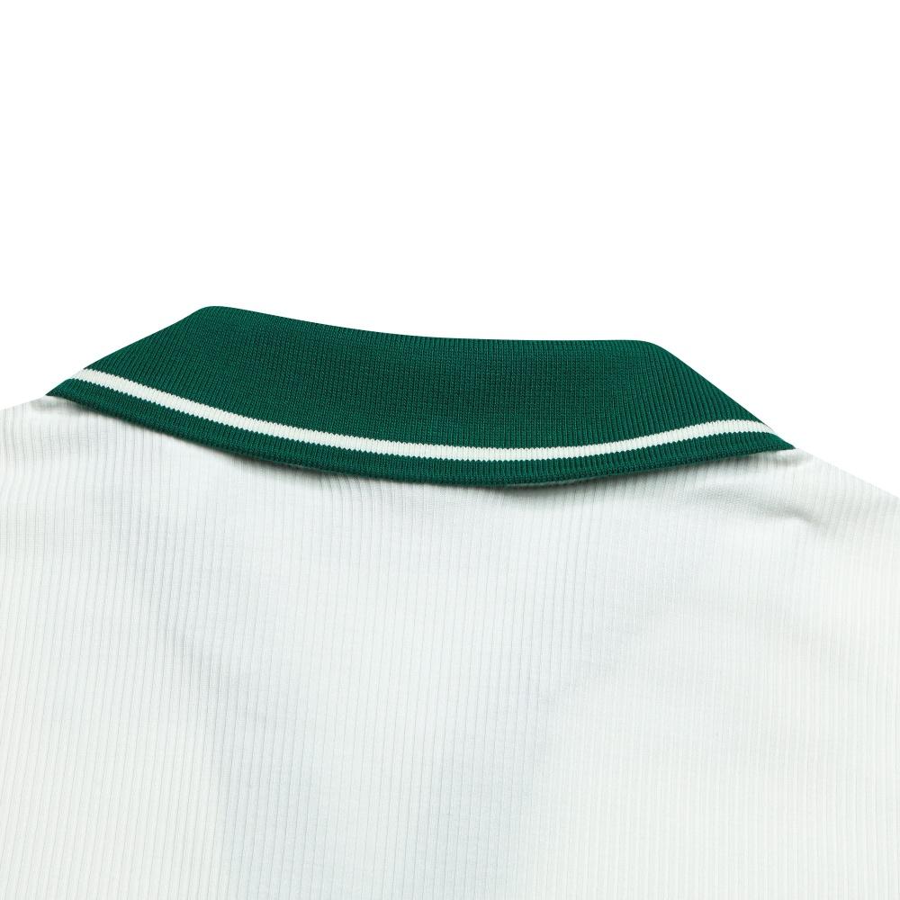 Fila Оригинальная Классическая Удобная Модная Футболка-поло с коротким рукавом Женские топы Облако-Гриб-Белый F11W539109FWT