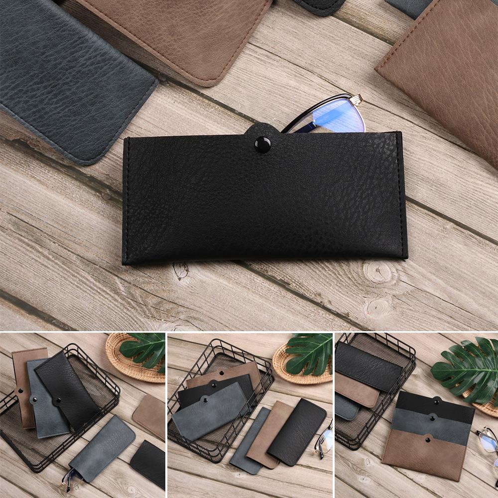 Мягкий PU кожаный портативный футляр для очков Защитный чехол для очков Чехол для очков для чтения