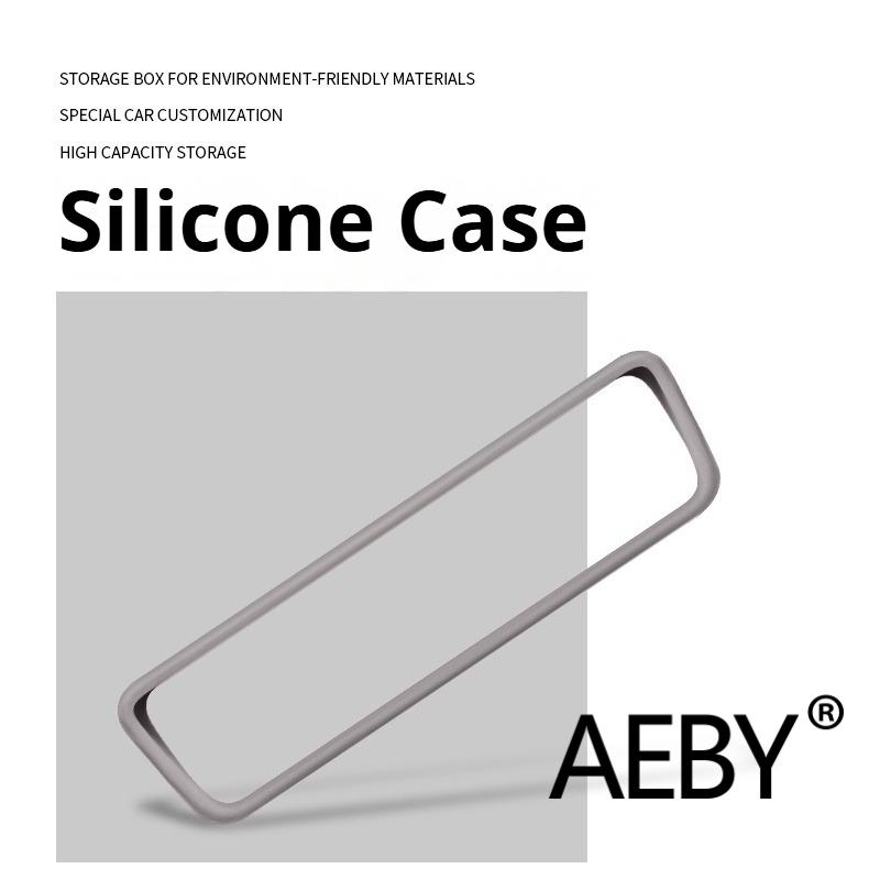 AEBY For BYD Atto 3 Smart Driving Edition 2025 Rearview Mirror Silicone Cover, Anti-Shake Anti-Vibration Windshield Accessories,
