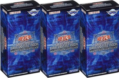 Konami Digital Entertainment Набор из 3 штук LINK VRAINSPACK Link Vrains Pack КОРОБКА Yu-Gi-Oh OCG Duel Monsters