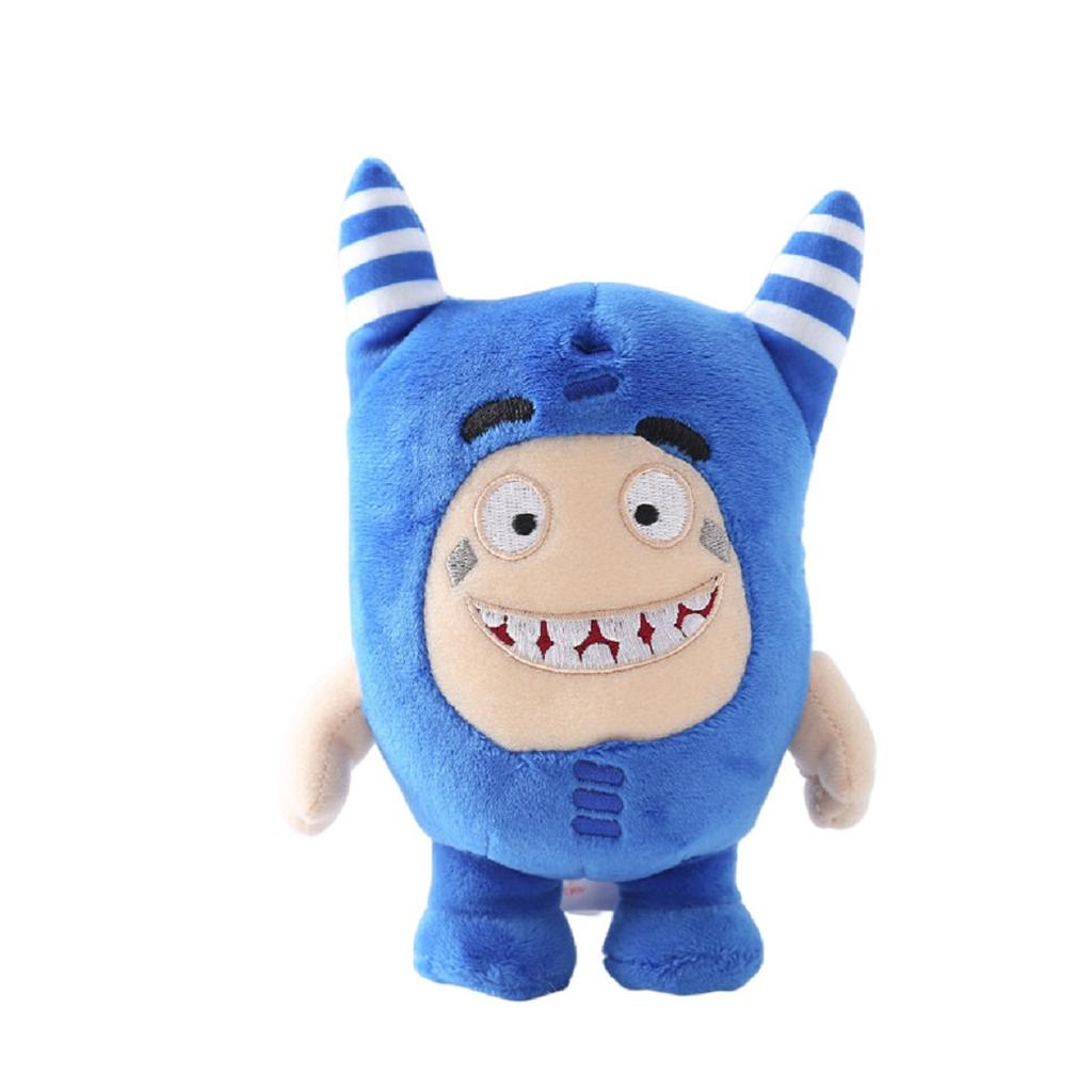 24cm Cartoon Oddbods Anime Plush Toy Treasure of Soldiers Monster Soft Stuffed Toy Fuse Bubbles Zeke Jeff Doll for Kids Gift