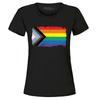 Progress Pride Flag Inclusive Rainbow LGBTQ Women's T-Shirt Pride Shirts