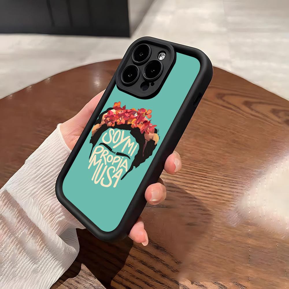Модный Чехол Для Телефона С Фридой Кало Для IPhone 17 Pro Max 15 Pro 16 14 Plus 12 13 Mini 11 Pro Ударопрочный Мягкий Чехол