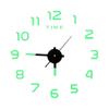 Mirror Large Wall Clock Modern DIY Sticker Office Home Shop Decor