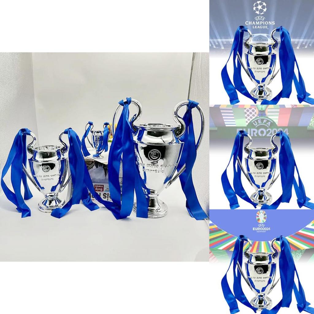 Элегантная модель футбольного трофея из смолы в европейском стиле, серебряная награда за футбол