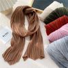 New Solid Color Scarf For Women In Spring And Autumn Versatile Ribbon Wrist Strap Headband Fashionable Decoration Student Neck Protection Small Scarf