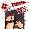 Toenail Sticker Nail Full Cover Nails Stickerwaterproof Nail Toenails Stick
