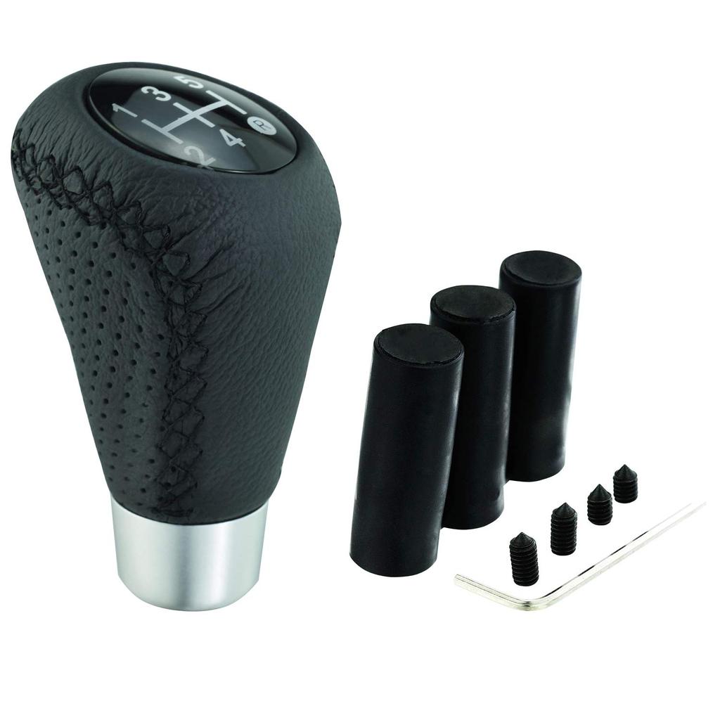 Abfer Ручка переключения передач 5-ступенчатая Ручка рычага переключения передач автомобиля Шифтер Автоматическая Механическая Транспортное средство Универсальные Автомобильные аксессуары Интерьер (черный)