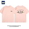 Unisex Casual Cotton Tshirt Cartoon Racing Car Pattern Printing Crewneck Short Sleeve Outdoor Street Daily Wear