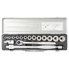 750M Socket Wrench Set, 12.7mm (1/2") Drive, Silver, Includes 17 Pieces