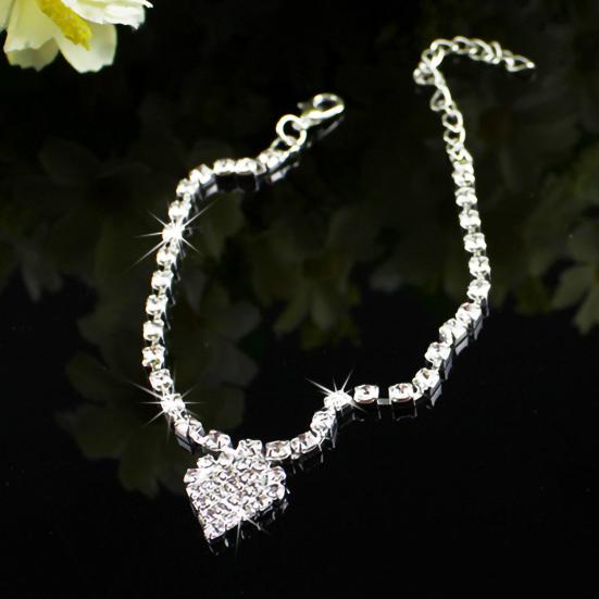 Anklet Five-pointed Star Pendant Adjustable Jewelry Rhinestone Inlaid Foot Chain for Women