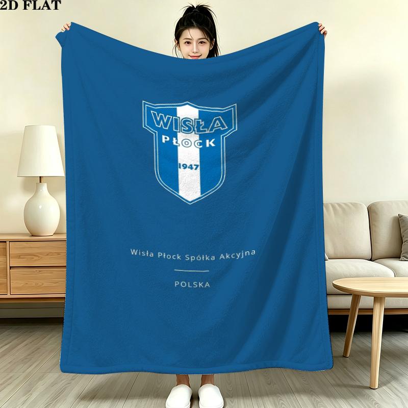 Wisa Pock Print Flannel Blanket, High quality Comfortable for All Seasons, Home Decor, Warmth and Comfort, Perfect for Christmas Gifts