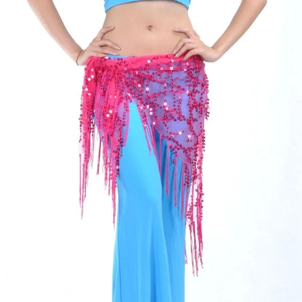 Tassel Belly Dance Hip Scarf Triangular Dancer Skirt Indian Style Women Waist Chains For Girl
